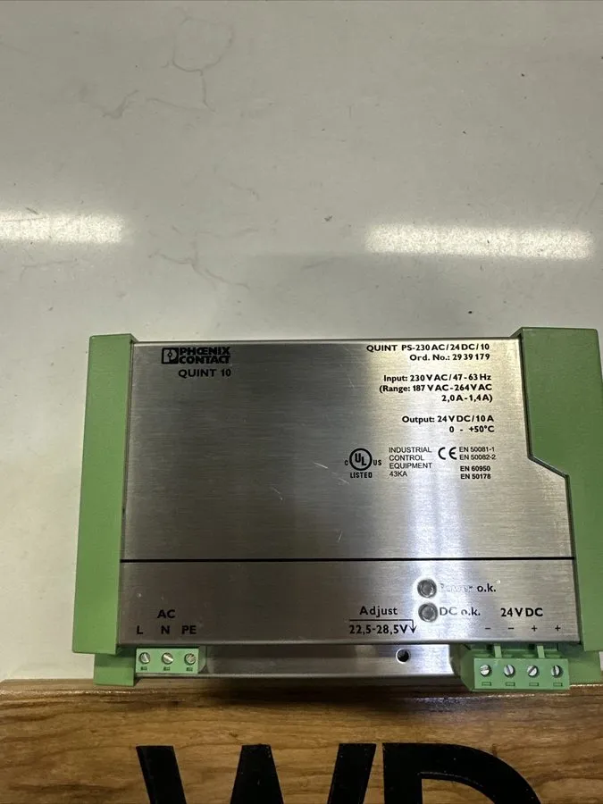 Блок питания Phoenix Contact Quint Ps-230 Ac/24dc/10 Power Supply 24vdc/10a