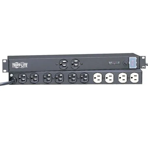 Стойка/шкаф Tripp Lite ISOBAR12ULTRA 12 Outlet Surge Protector 15ft Cord 1U Rack