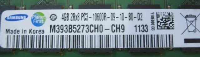 Модуль памяти Samsung M393B5273CH0-CH9 4GB PC3-10600R DDR3 Server Ram A794