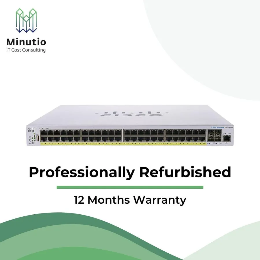 Коммутатор Cisco CBS350-48FP-4G