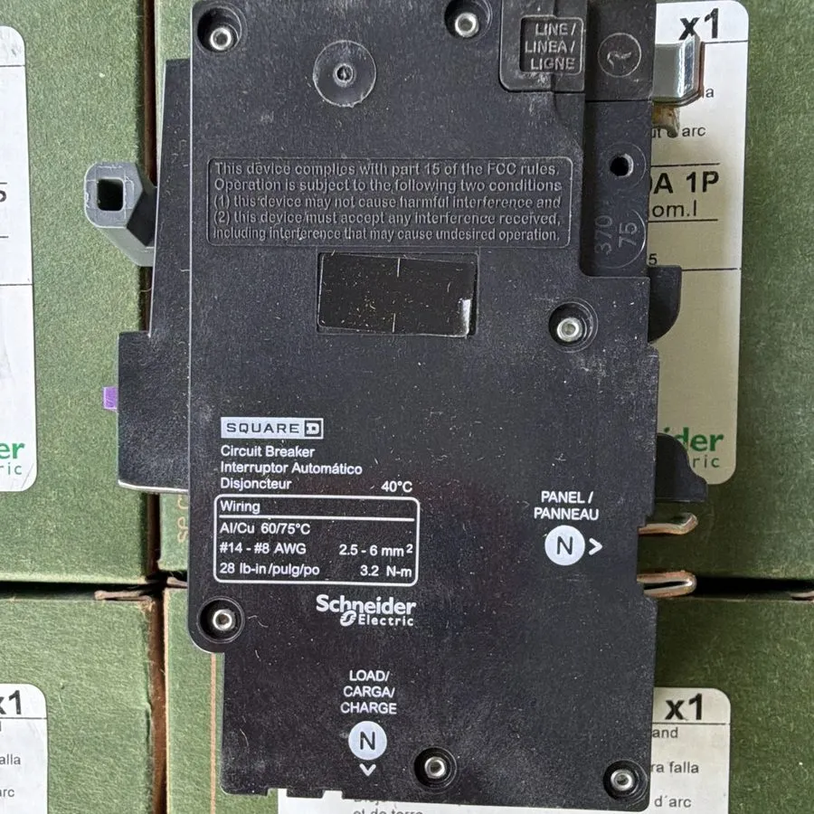 Сканер стен Lot 10 Square D QO120PAFGF QO Arc-D-tect 20A 1-Pole 120V AFCI/GFCI P — фото лота 2