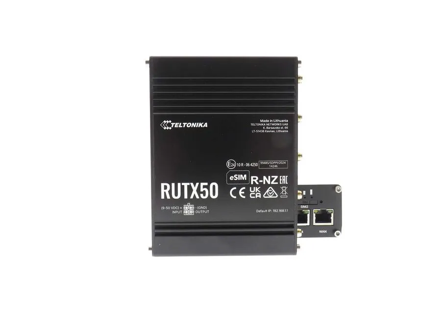 Маршрутизатор Teltonika 5G WiFi Router RUTX50e ANT530 White Carrier 15907 TEL-RU — фото лота 2