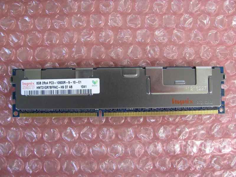 Модуль памяти Hynix 8GB PC3-10600R DDR3 ECC RDIMM HMT31GR7BFR4C-H9, Set of 4, 32