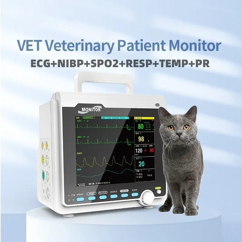 Монитор пациента Capnograph Patient Monitor Veterinary Vital Signs Machine VET 6 — фото лота 2