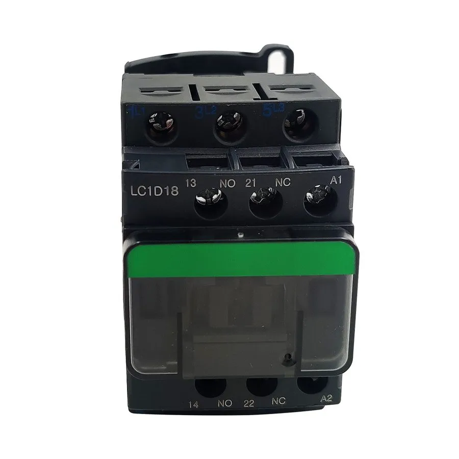 Контактор LC1D18G7 IEC Contactor, TeSys Deca, Nonreversing 18A 10HP at 480VAC