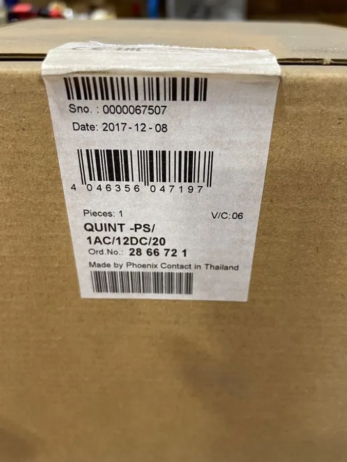 Блок питания 2866721 Quint-Ps/1AC/12DC/20 12VDC 20A Power Supply Unit
