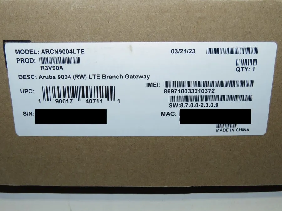 Маршрутизатор HPE Aruba 9004-LTE Branch Gateway Cellular Modem/Wireless Router R