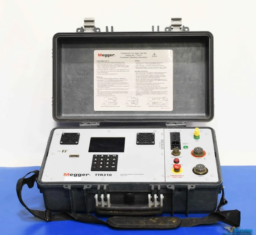 Тестер Megger TTR310 3-Phase Transformer Turn Ratio test Set IMMACULATE