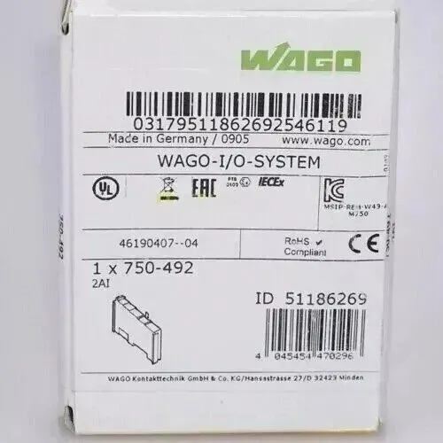 ПЛК 750-492 PLC Module WAGO Brand