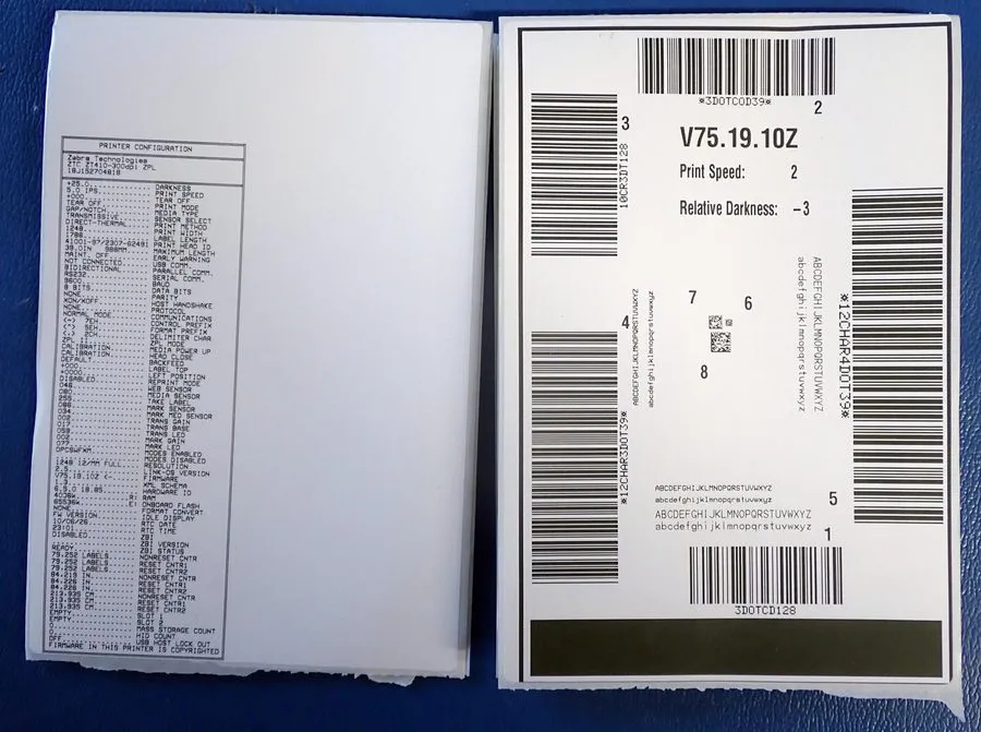 Принтер этикеток Zebra ZT410 ZT41043-T010000Z Industrial Label Printer Powers On — фото лота 1