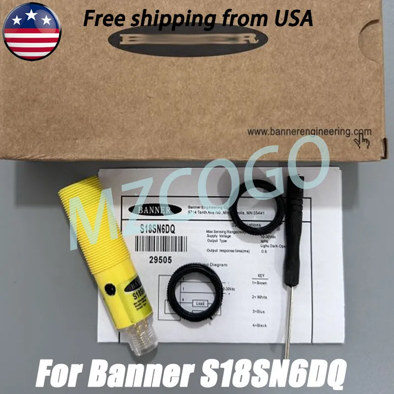 Фотоэлектрический датчик BANNER S18SN6DQ Photoelectric Switch Sensor
