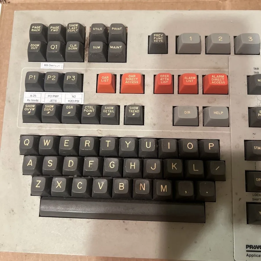 Клавиатура Fisher Rosemount ProVox Provue Fullstroke keyboard DC6431 40B1771X022 — фото лота 1