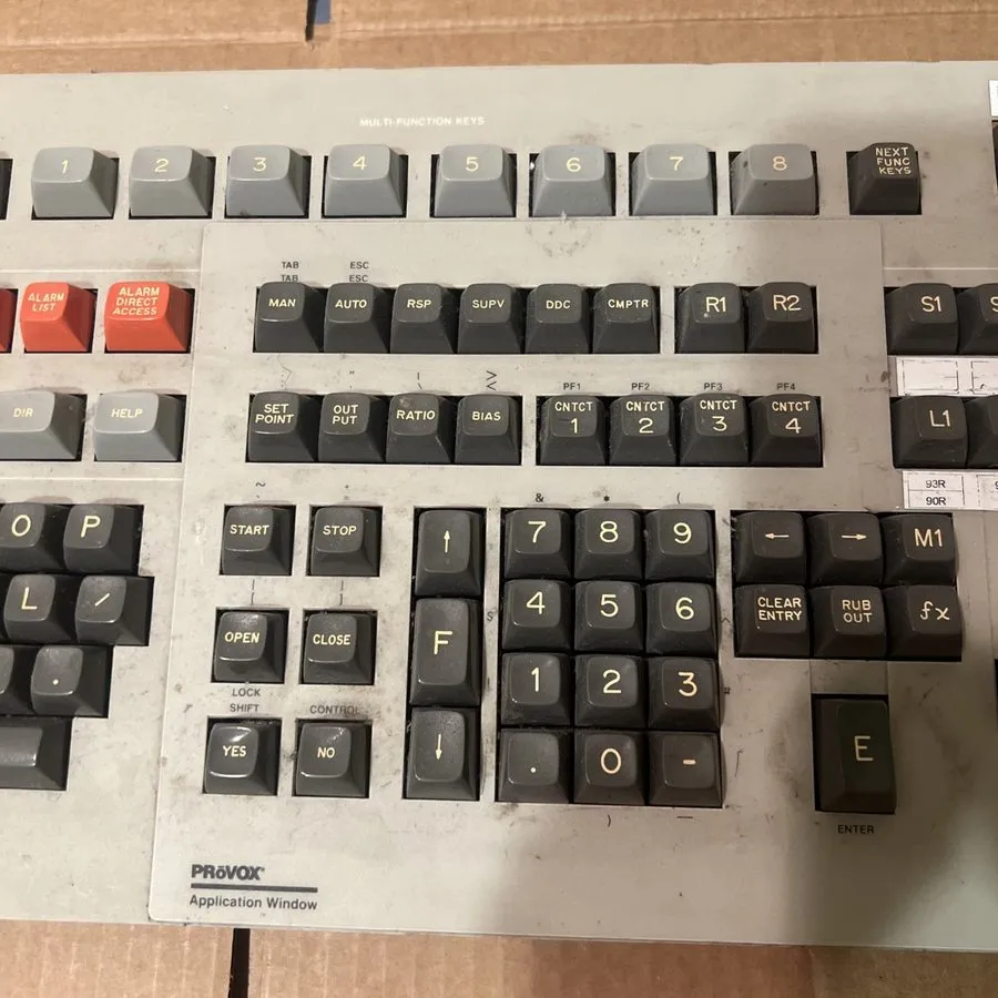 Клавиатура Fisher Rosemount ProVox Provue Fullstroke keyboard DC6431 40B1771X022 — фото лота 2