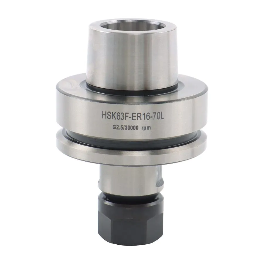 Режущий инструмент HSK63F-ER16A 70mm Projection Collet Chuck Tool Holder G2.5 30 — фото лота 2