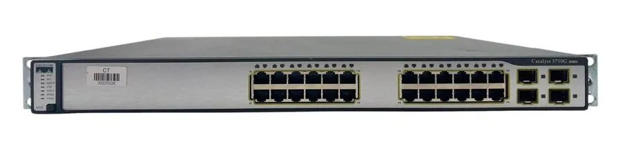 Коммутатор Cisco WS-C3750G-24TS-E1U Catalyst 3750 24-Port Gigabit Switch 4 SFP P