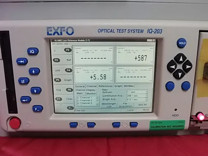 Тестер EXFO IQ-203 & IQ-206 Fiber Optical Test Set w/ 5-Modules: Gen/loss, OTDR, — фото лота 1