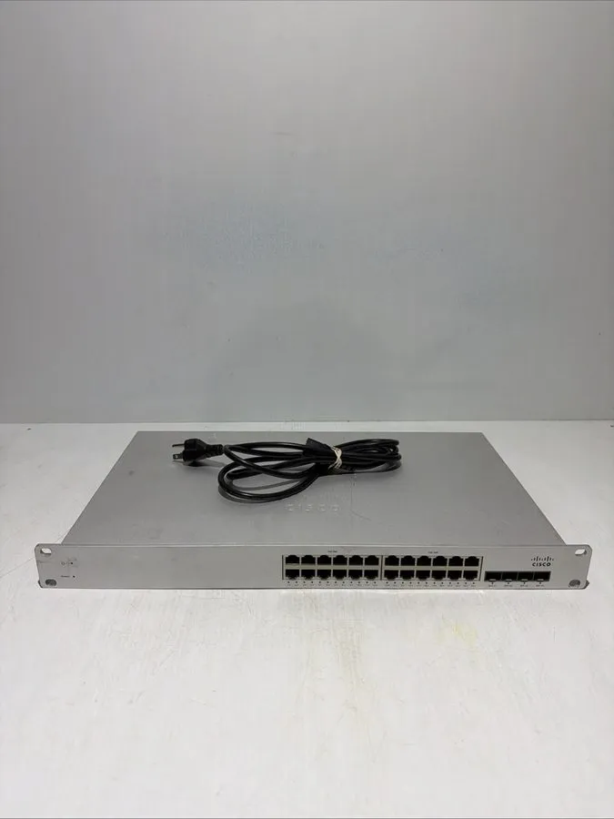 Коммутатор Cisco Meraki MS220-24P 24-Port PoE Gigabit Managed Switch Rackmount G