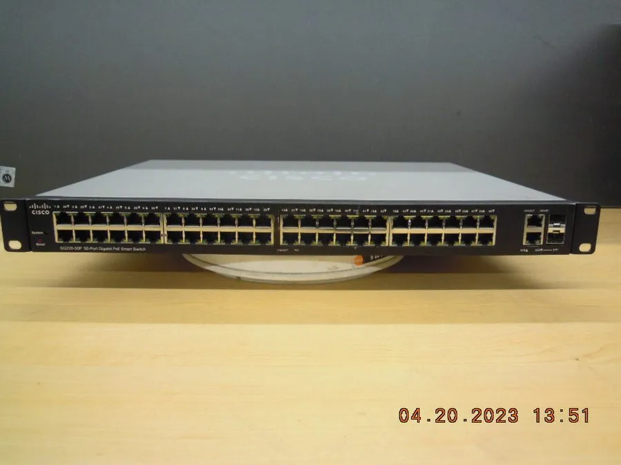 Коммутатор Cisco SG220-50P-K9 50-Port Gigabit PoE Smart Plus Switch