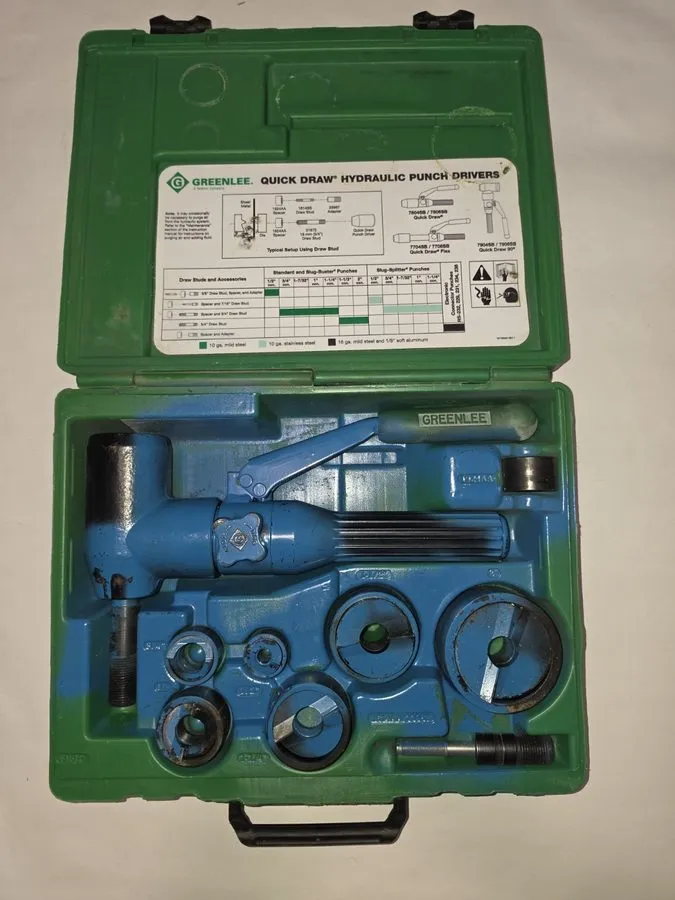 Электрооборудование GREENLEE 7806SB 7804SB Quick Draw Hydraulic Knockout *ALMOST