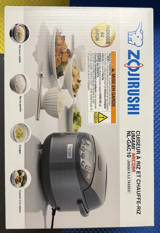 Рисоварка Zojirushi NL-GAC10BM 5.5 Cup Uncooked Umami Micom Rice Cooker and Warm