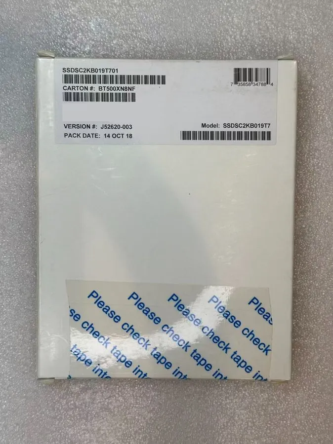 SSD-накопитель Intel DC S4500 Series 1.92TB 6Gbps 2.5 Inch SATA SSD SSDSC2KB019T