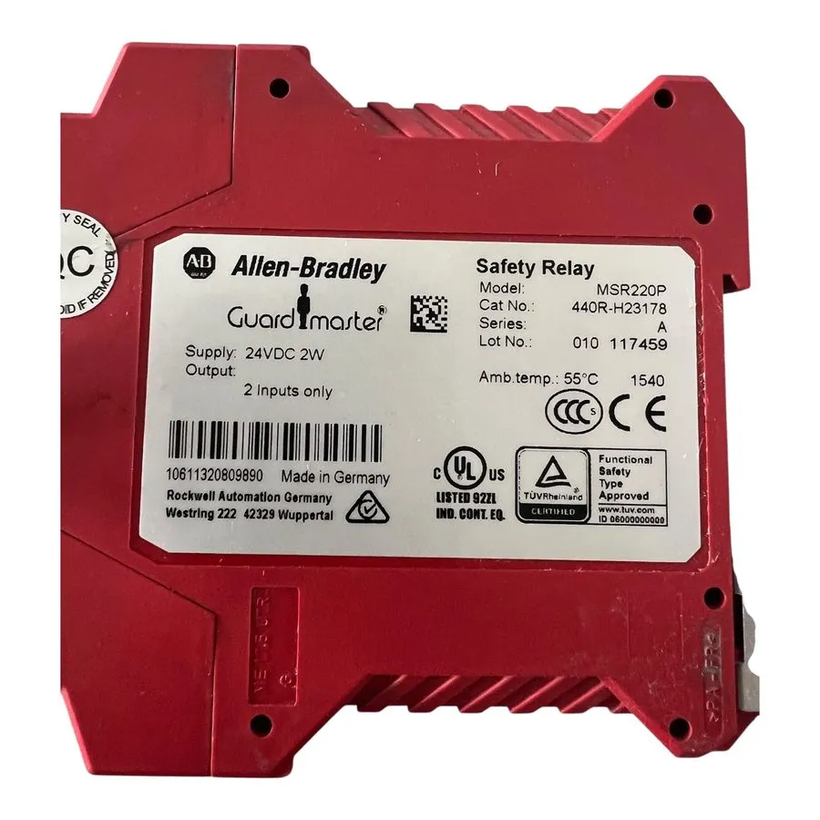 Реле безопасности MSR220P 440R-H23178 Safety Relay 24VDC