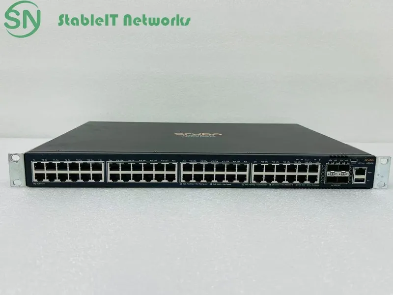 Коммутатор JL667A HPE Aruba 6300F 48-port 1GbE 4-port SFP56 Switch. HPE