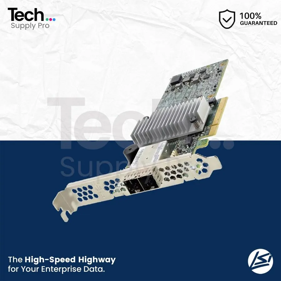Контроллер LSI LOGIC MR SAS 9380-8E 8-Port 12Gb PCIe 3.0 MegaRAID RAID Controlle