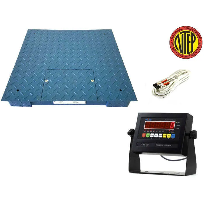 Весы SL-800-2x2 NTEP 24” x 24” Floor Scale With 4-20 MA Analog output System — фото лота 1