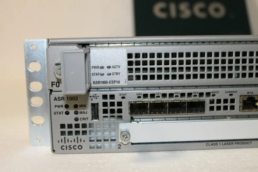 Маршрутизатор Cisco ASR1002 ASR1000-ESP10 ASR1002-10G/K9 Dual ASR1002-PWR-AC