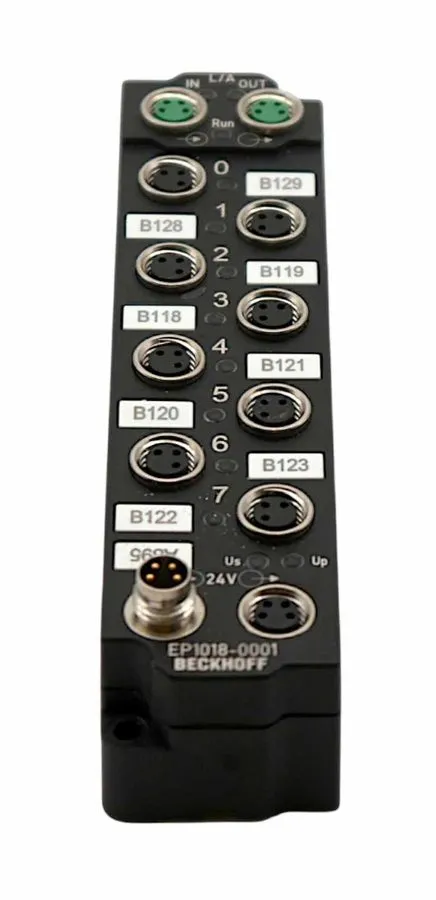 IIoT-устройство Beckhoff EP1018-0001 EtherCAT Box 8-Ch 24V DC DI M8 IP67