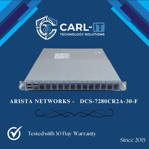 Коммутатор Arista DCS-7280CR2A-30-F 30 Port 30x100GB QSFP28 Switch — фото лота 1