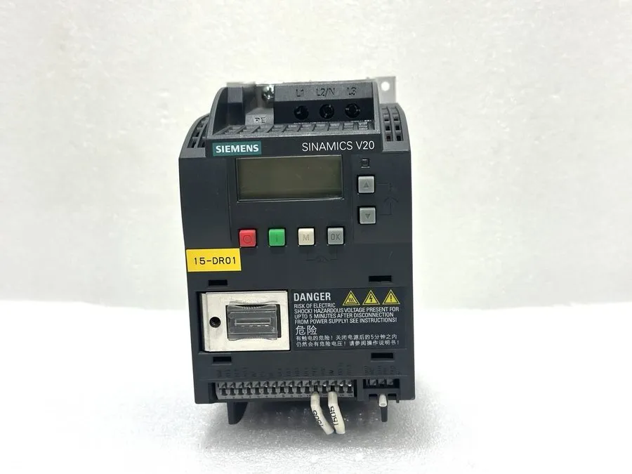 Частотный преобразователь SIEMENS SINAMICS 6SL3210-5BE13-7UV0 0.37KW 400VAC V20 