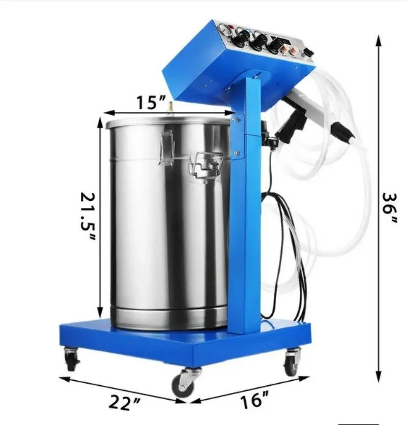 Оборудование ЧПУ Powder Coating Machine WX-958 Electrostatic Spray Spraying Gun 