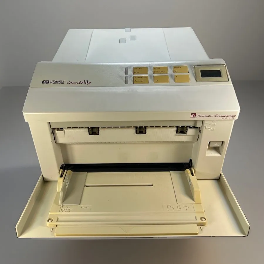 Лазерный принтер HP LaserJet IIIp 3p Laser Printer Vintage 33481A. Made in Japan