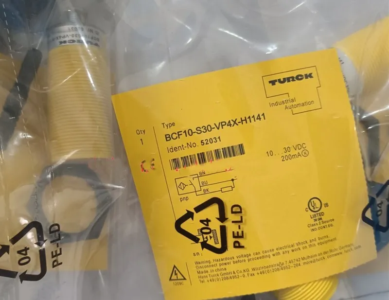 Датчик приближения 1/piece BCF10-S30-VP4X-H1141 Capacitive Sensor