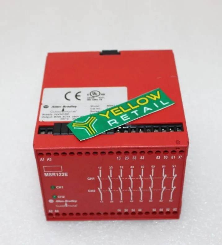 Реле безопасности ALLEN BRADLEY MSR122E GUARDMASTER SAFTY RELAY 440R-E21358 24VA