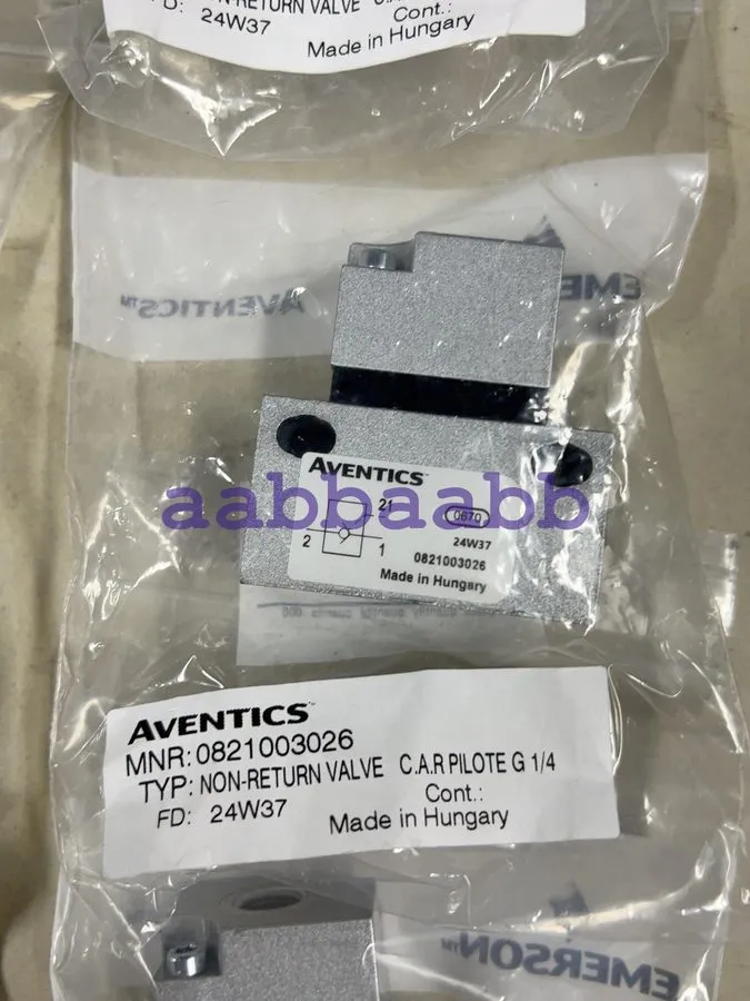 Обратный клапан AVENTICS 0821003026 Pilot-Operated Check Valve (Port size G1/4)