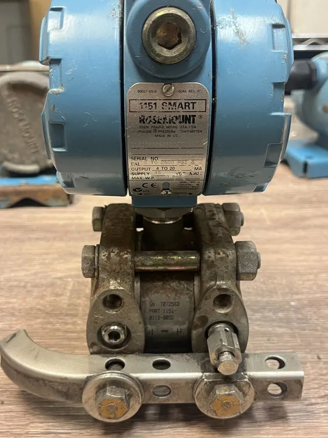 Датчик давления Rosemount 3051 Pressure Transmitter 1151GP9 4-20mA — фото лота 2