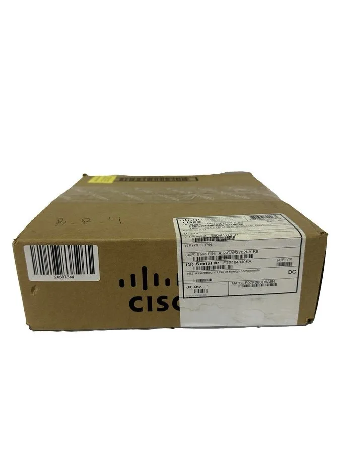 Точка доступа Wi-Fi Cisco AIR-CAP27021-A-K9 802.11ac Dual Band Access Point