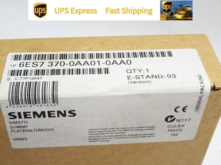 ПЛК 6ES7370-0AA01-0AA0 Siemens Expedited Shipping