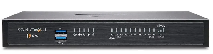 Межсетевой экран SonicWall TZ570 Network Security Appliance Bare Unit 02-SSC-283 — фото лота 1