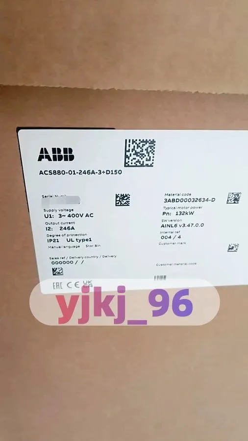 Частотный преобразователь ABB ACS880-01-246A-3+D150 drive Speed Up Shipping”