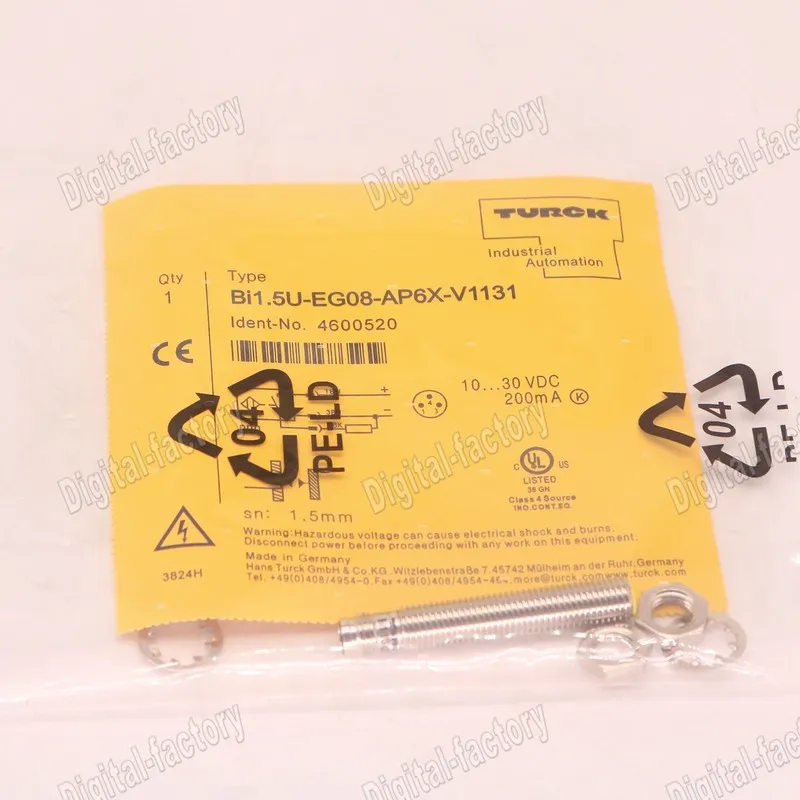 Датчик приближения TURCK Bi1.5U-EG08-AP6X-V1131 Proximity Sensor 10-30VDC