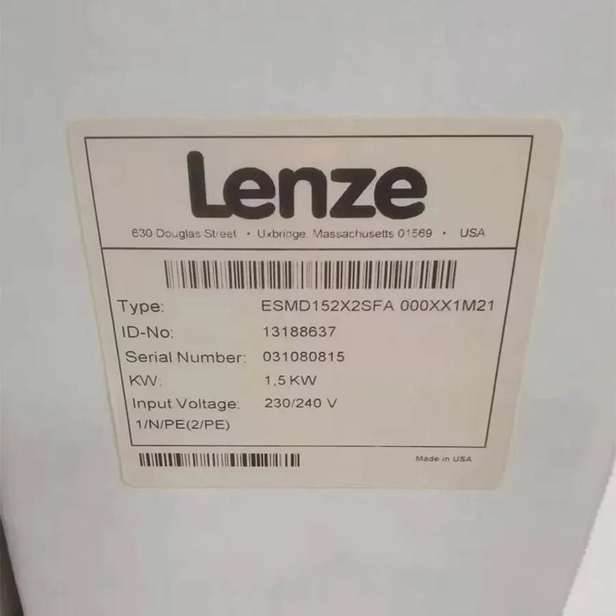 Частотный преобразователь ESMD152X2SFA Lenze SMD AC Drive 1.5kW 1 Phase Filter