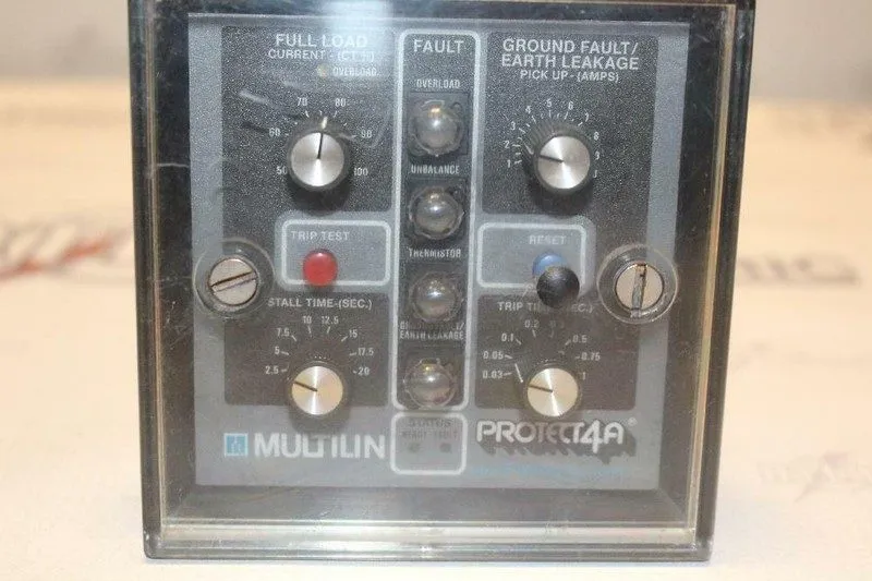 Реле защиты GE MULTILIN P4A-120 PROTECT4A MOTOR PROTECTION RELAY 120VAC