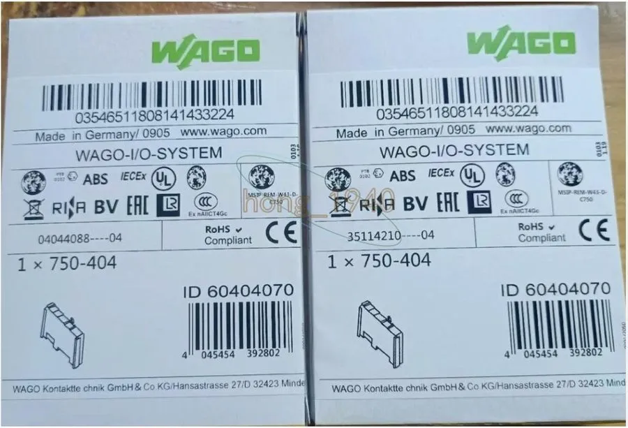 ПЛК Wago 750-404 Buscoupler DeviceNet Module PLC Adapter