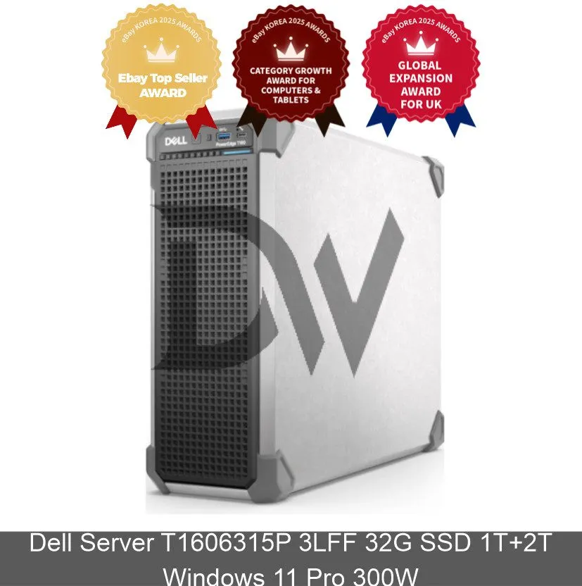 Сервер Dell Server T1606315P 3LFF 32G 4T WIN2025 Standard 300W Server Computer