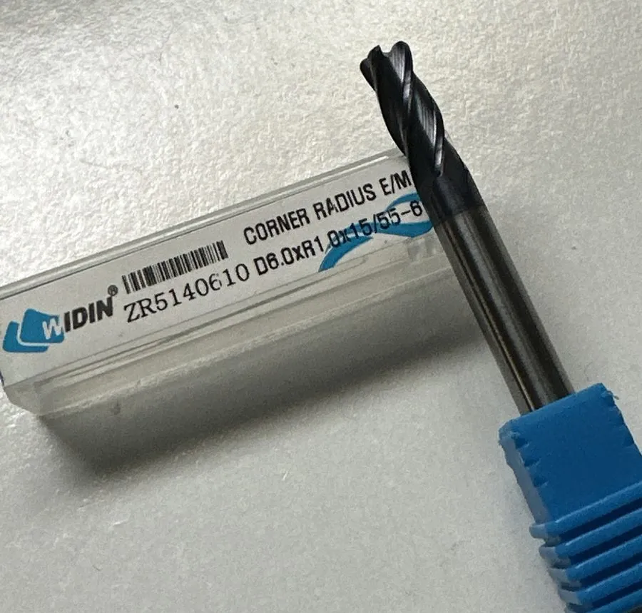 Режущий инструмент WIDIN 6MM Solid Carbide End Mill ALTiN COATED Corner Radius D — фото лота 1