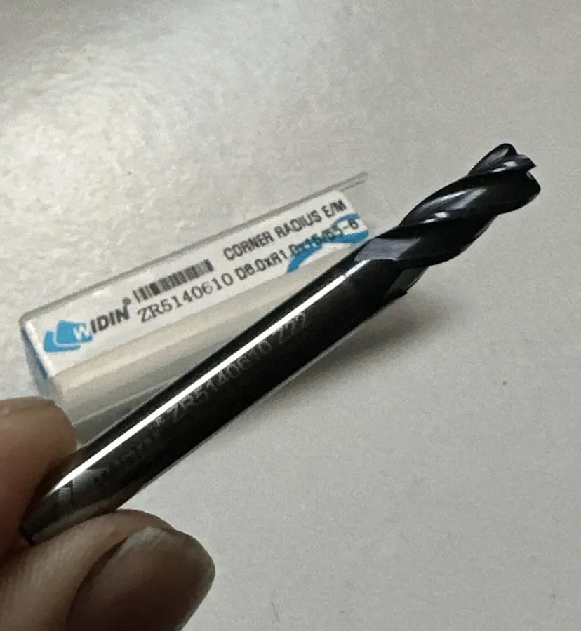 Режущий инструмент WIDIN 6MM Solid Carbide End Mill ALTiN COATED Corner Radius D — фото лота 2